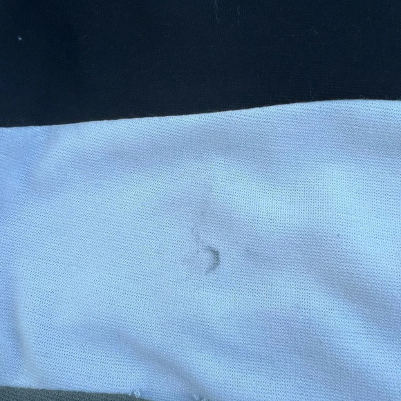 3.1 Phillip Lim Striped Peplum Top Size 6Colorblock Short Sleeve - Picture 6 of 10